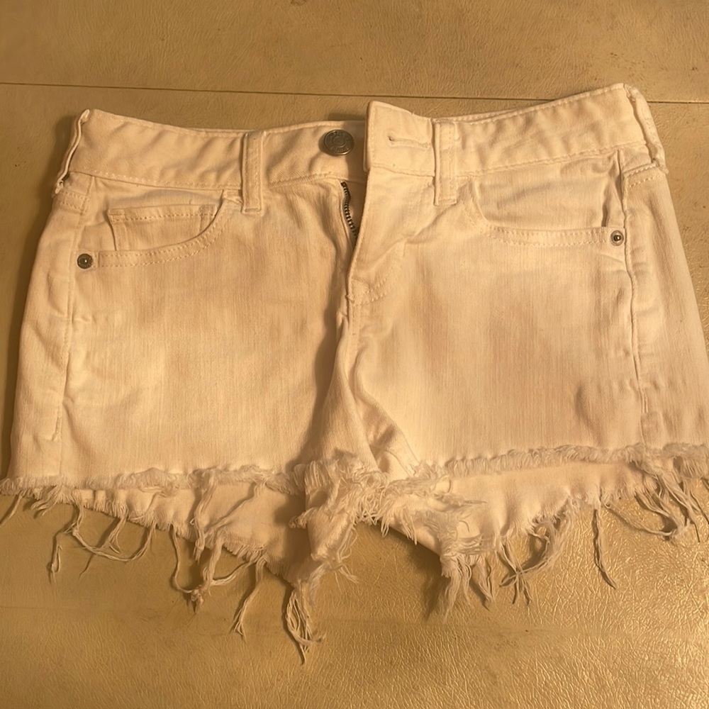 womens express white shorts